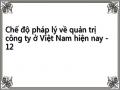 Chế độ pháp lý về quản trị công ty ở Việt Nam hiện nay - 12