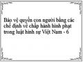 Bảo vệ quyền con người bằng các chế định về chấp hành hình phạt trong luật hình sự Việt Nam - 6