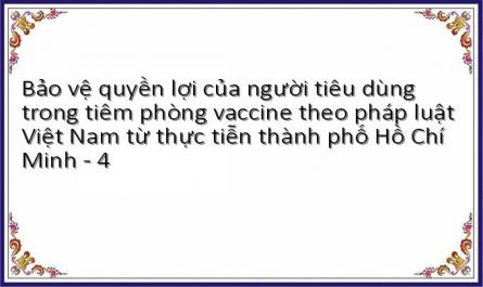 Thực Trạng Pháp Luật Bảo Vệ Quyền Lợi Của Người Tiêu Dùng Trong Tiêm Phòng Vaccin Ở Việt
