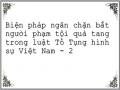 Biện pháp ngăn chặn bắt người phạm tội quả tang trong luật Tố Tụng hình sự Việt Nam - 2
