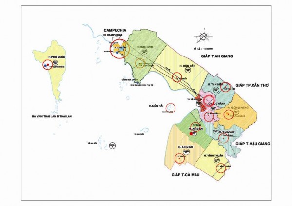 Kiên Giang có hệ thống sông ngòi dày đặc rất thuận lợi cho việc vận chuyển 1