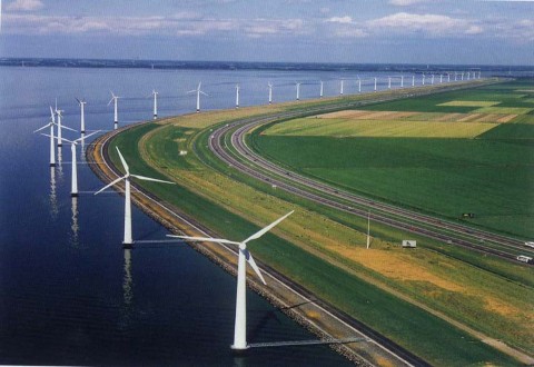 Hình 4 5 Hệ thống Cối xay gió ở Hà Lan nơi đặt cối xay gió giáp với biển 4