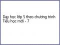 Kiểu Bài Kể Chuyện Trong Sgk Tiếng Việt 5 (5 Tiết)