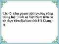 Các tội xâm phạm trật tự công cộng trong luật hình sự Việt Nam trên cơ sở thực tiễn địa bàn tỉnh Hà Giang - 14