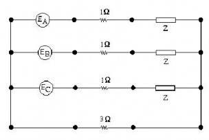 4 9 Cho hệ thống bap ha 4 dây như hình vẽ với điện áp pha của nguồn là 100V 12