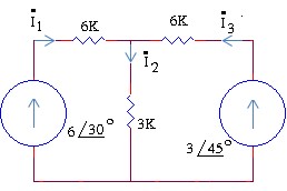 Giải ‒ Theo định luật Kirchhoff 1 dạng phức ta có Í 2 3 2 1 3 I   I   I 11