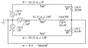 ‒ Dạng đấu tam giác ba pha ba dây của nguồn và tải ‒ Các dạng sơ đồ ba pha 2