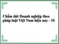 Chấm dứt Doanh nghiệp theo pháp luật Việt Nam hiện nay - 10