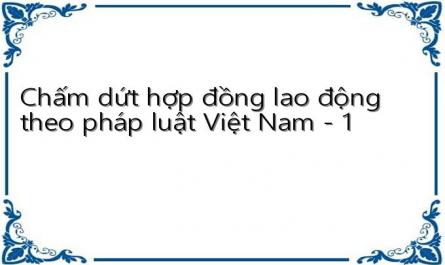 Chấm dứt hợp đồng lao động theo pháp luật Việt Nam - 1