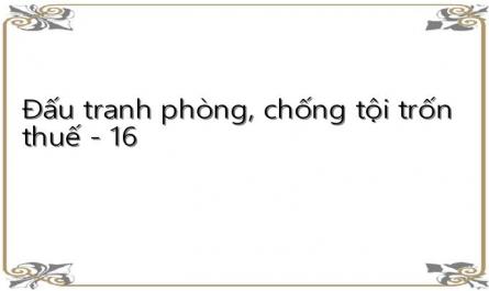 Đấu tranh phòng, chống tội trốn thuế - 16