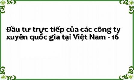 Đầu tư trực tiếp của các công ty xuyên quốc gia tại Việt Nam - 16