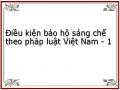 Điều kiện bảo hộ sáng chế theo pháp luật Việt Nam