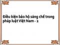 Điều kiện bảo hộ sáng chế trong pháp luật Việt Nam - 2
