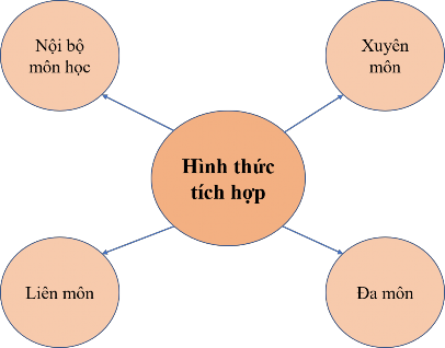 Hình 1 5 Các hình thức dạy học tích hợp  Tích hợp trong nội bộ môn học 2