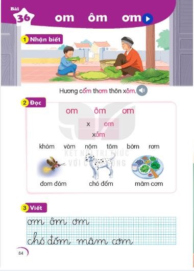 Bài 36 om ôm ơm – SGK Tiếng Việt 1 bộ Kết nối tri thức với cuộc sống 1 2 2 2