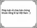 Pháp luật về chào bán chứng khoán riêng lẻ tại Việt Nam - 7
