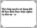 Thế chấp quyền sử dụng đất để bảo đảm thực hiện nghĩa vụ dân sự - 12