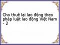 Cho thuê lại lao động theo pháp luật lao động Việt Nam - 2