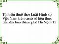 Tội trốn thuế theo Luật Hình sự Việt Nam trên cơ sở số liệu thực tiễn địa bàn thành phố Hà Nội - 11