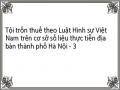 Tội trốn thuế theo Luật Hình sự Việt Nam trên cơ sở số liệu thực tiễn địa bàn thành phố Hà Nội - 3