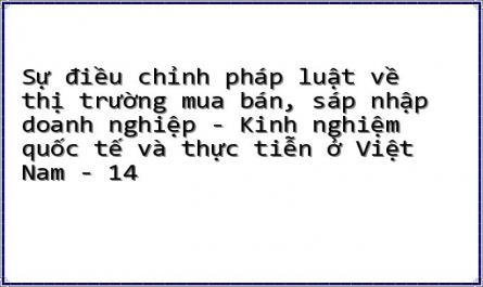 Phương Hướng Hoàn Thiện Pháp Luật Về M&a Tại Việt Nam