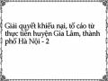 Giải quyết khiếu nại, tố cáo từ thực tiễn huyện Gia Lâm, thành phố Hà Nội - 2