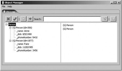 Hình 4 3 Ví dụ databse db4o với tất cả các thuộc tính thay đổi Hình 4 4 Hai 3