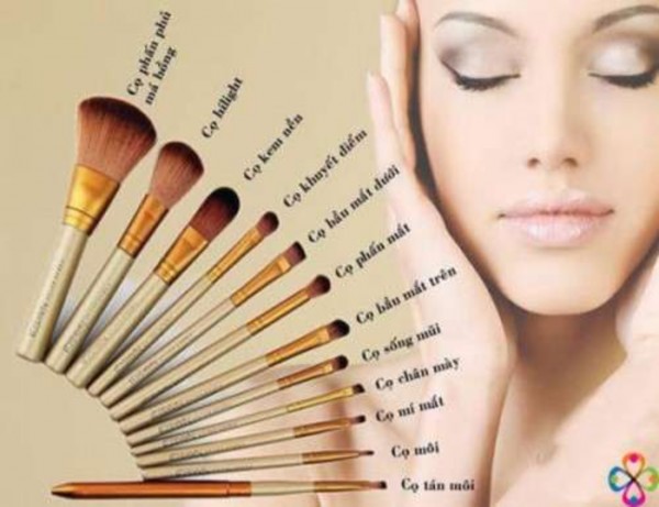 Hình 22 Bộ cọ 12 cây 1 4 2 Giới thiệu các loại mỹ phẩm cơ bản Nước hoa 2