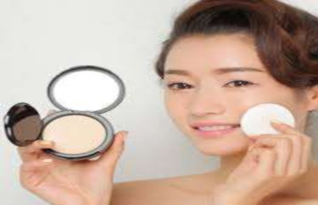 Hình 27 – phấn phủ dạng nén Đánh phấn phủ dạng bột Chấm bột phấn vào 3