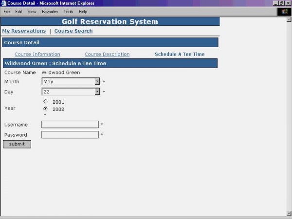 CourseSearch aspx Cung cấp một biểu mẫu hỏi người sử dụng các thông số tìm 2