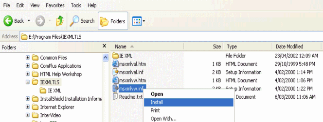 Bây giờ muốn xem code HTML chúng ta right click lên trang Web trong IE rồi chọn command 1