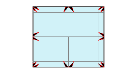 Hình 4 11 Tỉa hoa văn hình vuông Tạo 2 rãnh chữ V như hình tai thỏ tại 4 góc 11