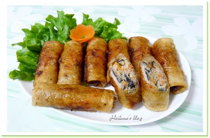 Hình 5 1 Nem rán dưa góp Bước 1 Chuẩn bị nguyên liệu cho 10 xuất Thit nạc vai 0 4 1