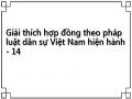 Giải thích hợp đồng theo pháp luật dân sự Việt Nam hiện hành - 14