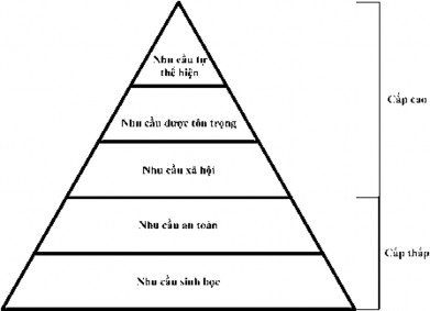 Nguồn Thuyết nhu cầu Maslow 1943 Hình 1 1 Tháp nhu cầu của Abraham Maslow Trong khi 1