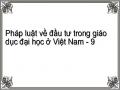 Đánh Giá Pháp Luật Đầu Tư Trong Giáo Dục Đại Học Tại Việt Nam