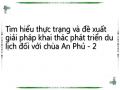 Tìm hiểu thực trạng và đề xuất giải pháp khai thác phát triển du lịch đối với chùa An Phú - 2