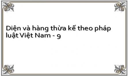 Diện và hàng thừa kế theo pháp luật Việt Nam - 9