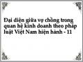 Đại diện giữa vợ chồng trong quan hệ kinh doanh theo pháp luật Việt Nam hiện hành - 11