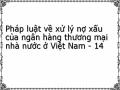 Pháp luật về xử lý nợ xấu của ngân hàng thương mại nhà nước ở Việt Nam - 14