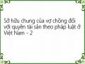 Sở hữu chung của vợ chồng đối với quyền tài sản theo pháp luật ở Việt Nam - 2