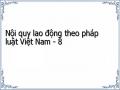 Nội quy lao động theo pháp luật Việt Nam - 8