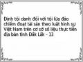 Định tội danh đối với tội lừa đảo chiếm đoạt tài sản theo luật hình sự Việt Nam trên cơ sở số liệu thực tiễn địa bàn tỉnh Đắk Lắk - 13