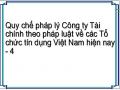 Các Tiêu Chí Đánh Giá Quy Chế Pháp Lý Về Công Ty Tài Chính