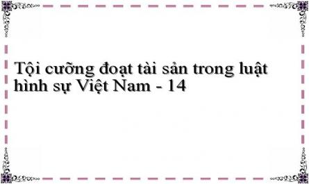 Tội cưỡng đoạt tài sản trong luật hình sự Việt Nam - 14