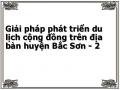 Giải pháp phát triển du lịch cộng đồng trên địa bàn huyện Bắc Sơn - 2