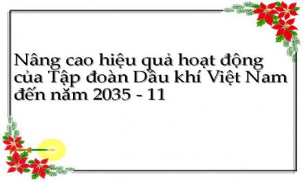 Nâng cao hiệu quả hoạt động của Tập đoàn Dầu khí Việt Nam đến năm 2035 - 11