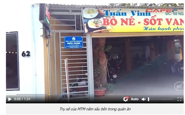 Trụ sở của công ty khoáng sản vốn điều lệ 310 tỷ đồng là một căn phòng 2