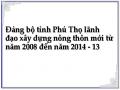 Đảng bộ tỉnh Phú Thọ lãnh đạo xây dựng nông thôn mới từ năm 2008 đến năm 2014 - 13