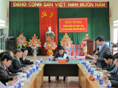 Ảnh 16 Hội nghị thẩm định xã Thụy Vân đạt chuẩn nông thôn mới năm 2013 4